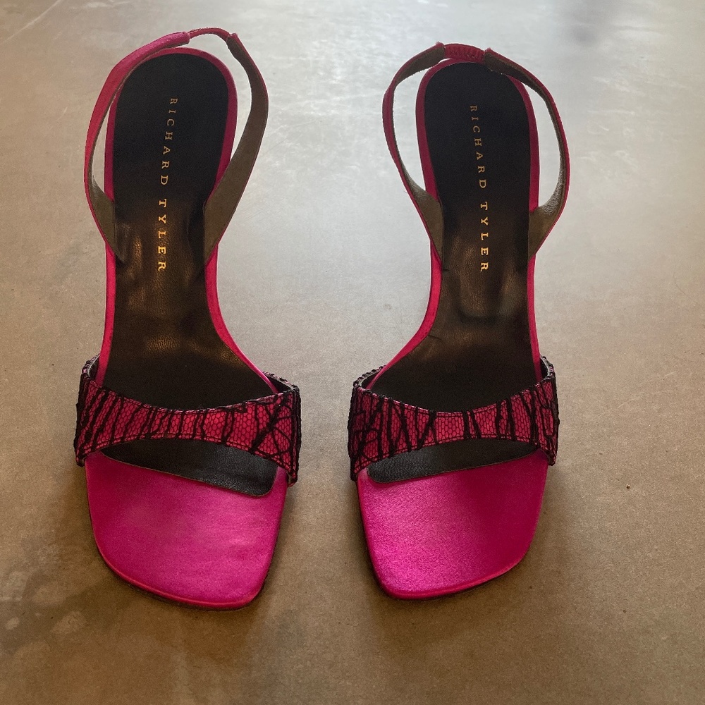 Hot pink Richard Tyler heels